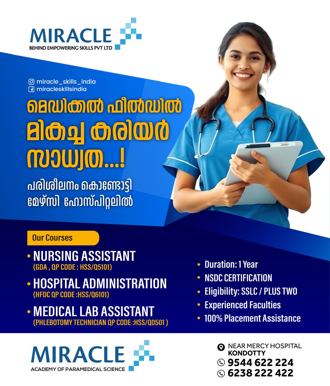 Miracle Academy Of Paramedical Science Kondotty