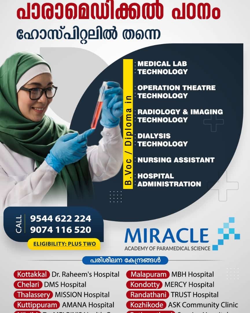 Miracle Academy Of Paramedical Science Kondotty